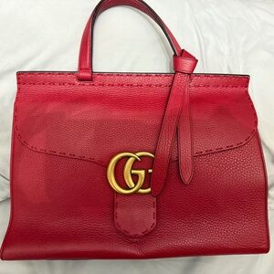 Volcanic red handbag